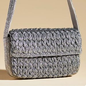 Anthropologie - Fiona Beaded Bag: Crochet Edition - NWOT